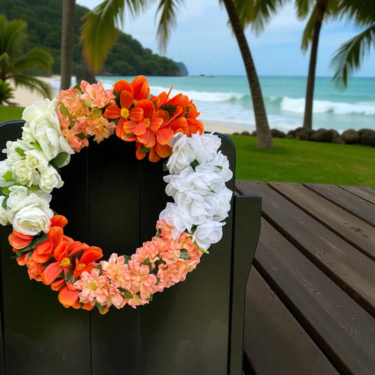 Fall Floral Wreath: Faux Silk Blossoms & Hydrangeas Door Decor